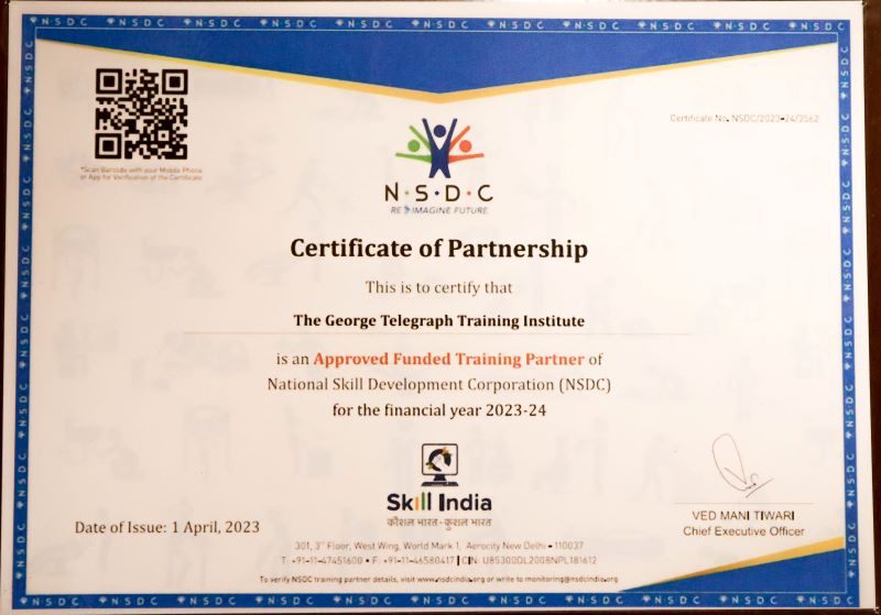 national skill development corporation training college india
