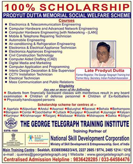 100% Scholarship Scheme Poster